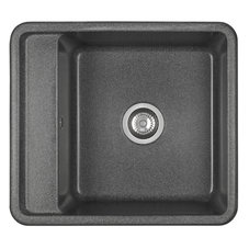 Мойка для кухни из литого мрамора AQUATON Беллис 57 графит 1A724932BS210