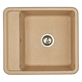 Мойка для кухни из литого мрамора AQUATON Беллис 57 песочный 1A724932BS220
