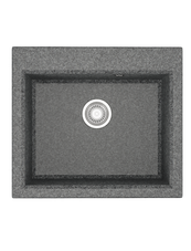 Мойка для кухни из литого мрамора AQUATON Линеа 58 серый 1A733032LW230