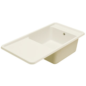 Мойка для кухни из литого мрамора AQUATON Беллис 97 жемчуг 1A725132BS240