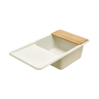 Мойка для кухни из литого мрамора AQUATON Беллис 97 жемчуг 1A725132BS240