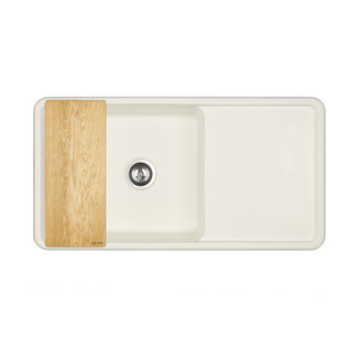 Мойка для кухни из литого мрамора AQUATON Беллис 97 жемчуг 1A725132BS240