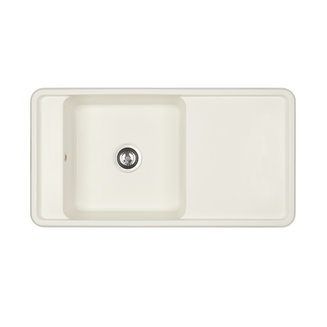 Мойка для кухни из литого мрамора AQUATON Беллис 97 жемчуг 1A725132BS240