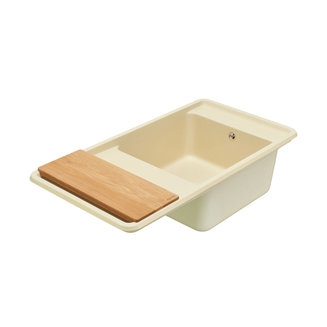 Мойка для кухни из литого мрамора AQUATON Беллис 97 шампань 1A725132BS290