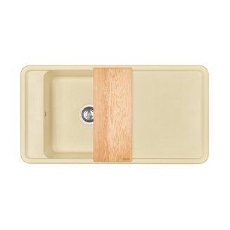 Мойка для кухни из литого мрамора AQUATON Беллис 97 шампань 1A725132BS290