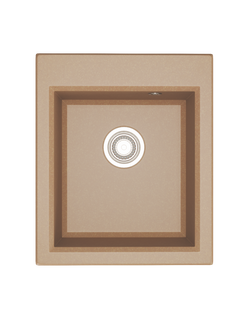 Мойка для кухни из литого мрамора AQUATON Линеа 43 латте 1A732932LW260