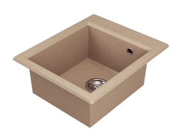 Мойка для кухни из литого мрамора AQUATON Линеа 43 латте 1A732932LW260