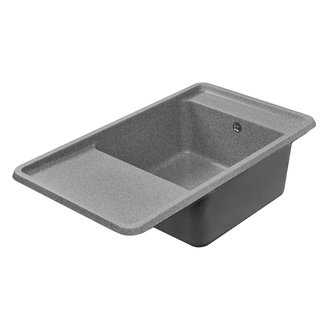 Мойка для кухни из литого мрамора AQUATON Беллис 87 серый 1A724832BS230