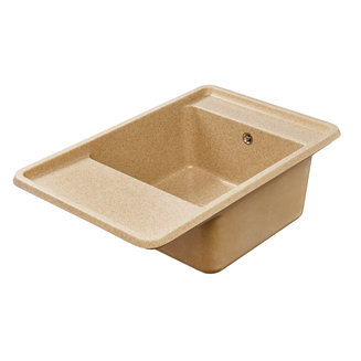Мойка для кухни из литого мрамора AQUATON Беллис 78 песочный 1A725032BS220