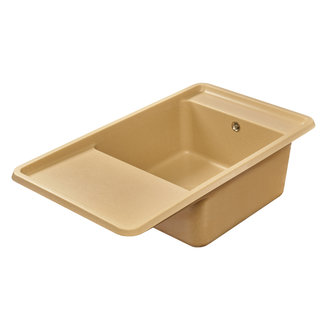 Мойка для кухни из литого мрамора AQUATON Беллис 87 латте 1A724832BS260