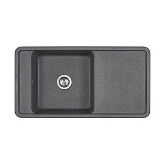 Мойка для кухни из литого мрамора AQUATON Беллис 97 графит 1A725132BS210
