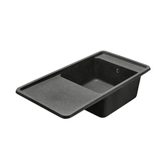 Мойка для кухни из литого мрамора AQUATON Беллис 97 графит 1A725132BS210