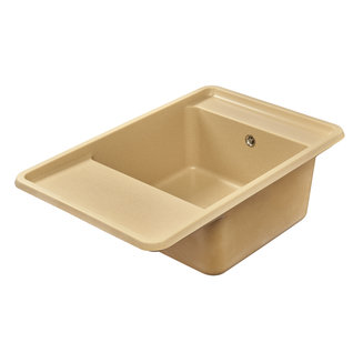 Мойка для кухни из литого мрамора AQUATON Беллис 78 латте 1A725032BS260