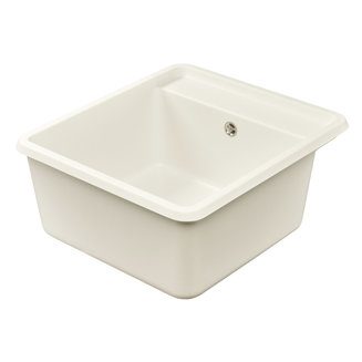 Мойка для кухни из литого мрамора AQUATON Беллис 57 жемчуг 1A724932BS240