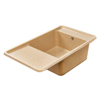 Мойка для кухни из литого мрамора AQUATON Беллис 87 песочный 1A724832BS220