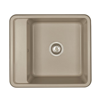 Мойка для кухни из литого мрамора AQUATON Беллис 57 серый шёлк 1A724932BS250