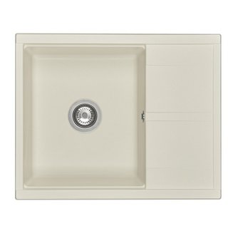 Мойка для кухни из литого мрамора AQUATON Делия 65 жемчуг 1A718632DE240