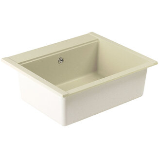 Мойка для кухни из литого мрамора AQUATON Делия 60 прямоугольная жемчуг 1A715232LD240