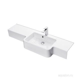 Раковина AQUATON Hotel B 129 правая белая 1A709931PI01P