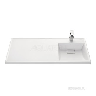 Раковина AQUATON Лондри 1050 белая правая 1A72223KLH010