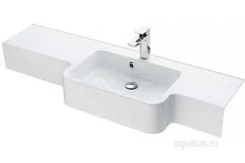 Раковина AQUATON Hotel B 151 правая белая 1A709531PI01P