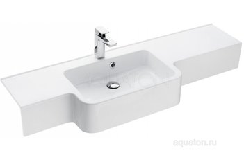 Раковина AQUATON Hotel B 151 левая белая 1A709431PI01L