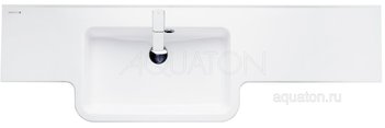 Раковина AQUATON Hotel B 151 левая белая 1A709431PI01L