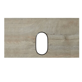 Столешница под раковину AQUATON Лофт Фабрик 80 дуб эндгрейн 1A243003LTDU0