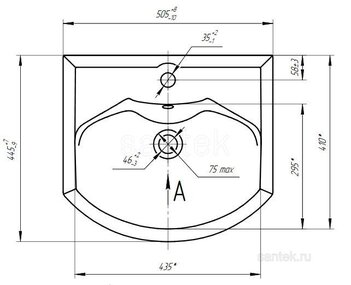 Раковина AQUATON Смайл 50 1WH207781