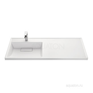 Раковина AQUATON Лондри 1200 белая левая 1A72843KLH01L