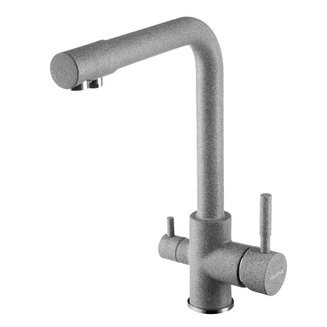 Смеситель AQUATON Руан фильтр серый 1AX004FCXX230