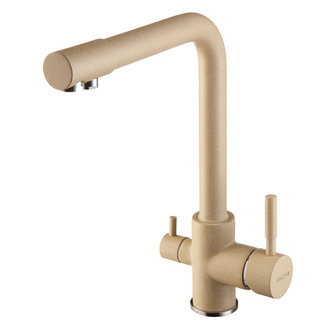 Смеситель AQUATON Руан фильтр латте 1AX004FCXX260