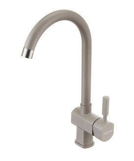 Смеситель AQUATON Лиам серый шелк 1AX003FCXX250