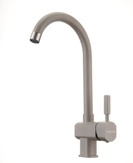 Смеситель AQUATON Лиам серый шелк 1AX003FCXX250