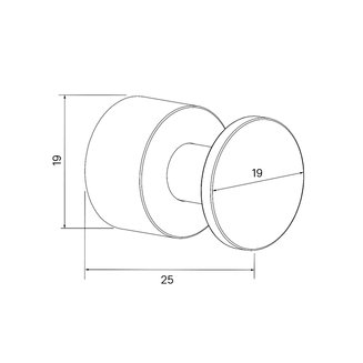 Комплект крючков, 4 шт., хром, HOK4SC0i41, IDDIS