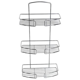 Полка трехъярусная прямая, проволока стальная, 13, Milardo, 013W030M44