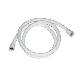 Шланг для душа, белый матовый, силиконовый, 1,2м, Optima Home, IDDIS, OPH12WLi19