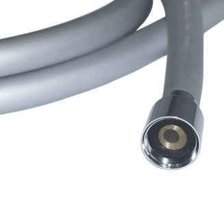 Шланг для душа, серебряный, силиконовый, 1,2м, Optima Home, IDDIS, OPH12SLi19