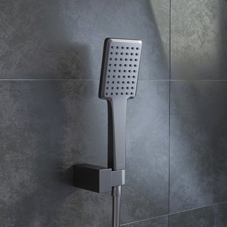 Лейка для душа, графитовая, Slide, IDDIS, SLI1F0Gi18