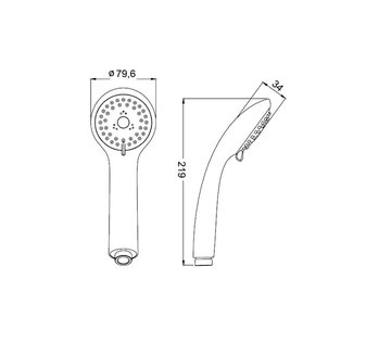 A11031 Лейка для душа 3F