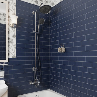 Душевой гарнитур с верхней лейкой, Retro, IDDIS, RETSB4Fi76