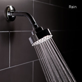 Душевая насадка верхняя круглая, хром, мини, IDDIS, 007MINPi64