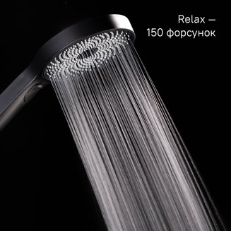 Лейка для душа, черная, SpaHome, IDDIS, SPA3F0Bi18