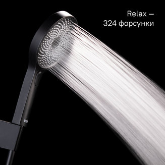 Лейка для душа, черная, SpaHome, IDDIS, SPA3F0Bi18