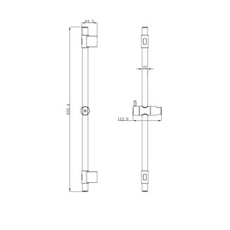 Стойка для душа, Simp, Milardo, SIM6500M17