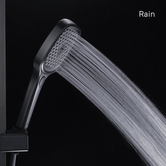 Лейка для душа, черная, Slide, IDDIS, SLI3F0Bi18