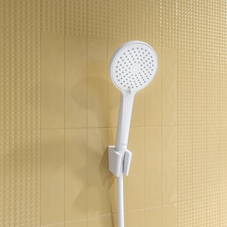 Лейка для душа, белая матовая, Ray, IDDIS, RAY3F0Wi18