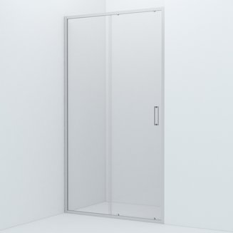Душевая дверь, глянцевый ал. проф., 110х195, Zodiac, IDDIS, ZOD6CS1i69
