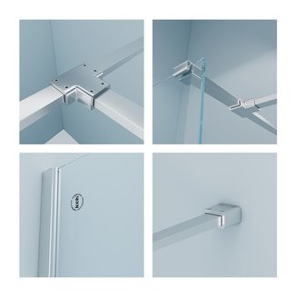 Душевая перегородка Walk In, хром 90x195, Slide, IDDIS, SLI8CS9i23