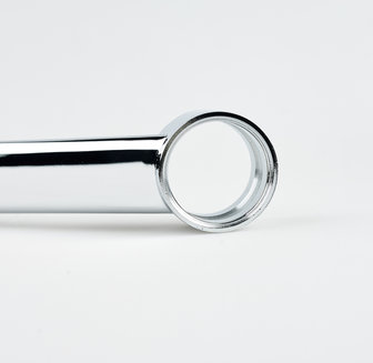 Излив для смесителя, кухня, V-образный, латунь, 207х152 мм, поворотный, хром, IDDIS, 995V20C5SM